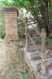 Treppe mit altem Gelnder